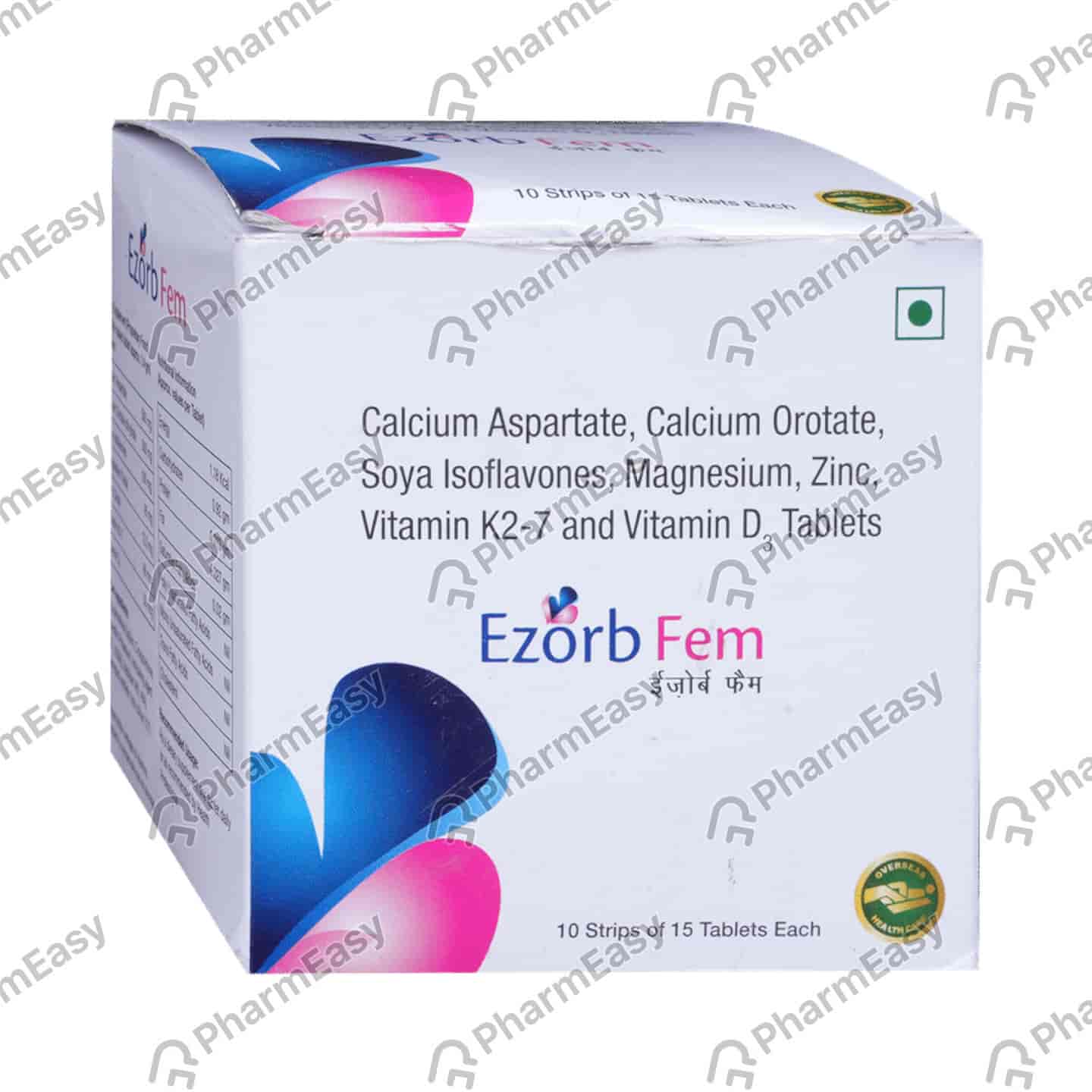 Ezorb Fem Strip Of 15 Tablets
