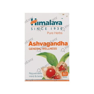 Himalaya Wellness Pure Herbs Ashvagandha (60 Tabs) - General Wellness