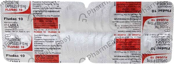 Fludac 10mg Strip Of 10 Capsules