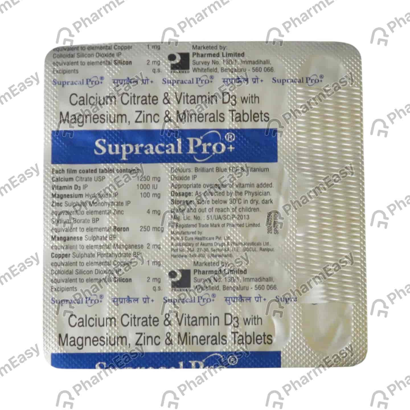 Supracal Pro Plus Strip Of 15 Tablets