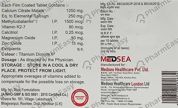 Medbone Forte Strip Of 10 Tablets