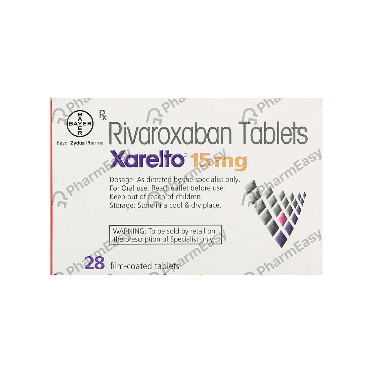 Xarelto 15 MG Tablet (14) Uses, Side Effects, Price & Dosage PharmEasy