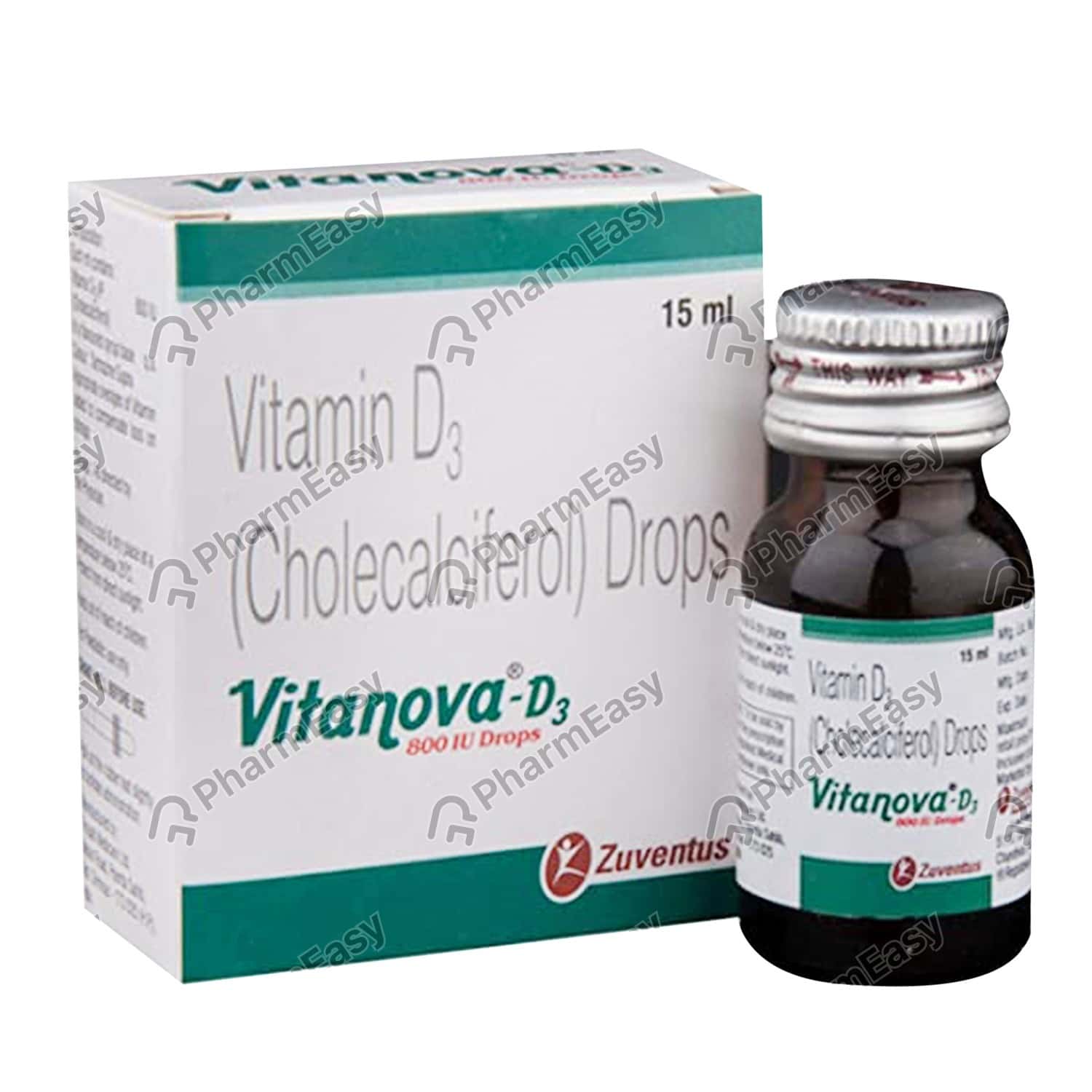 Vitanova D3 800 IU Oral Drop (15) Uses, Side Effects, Dosage