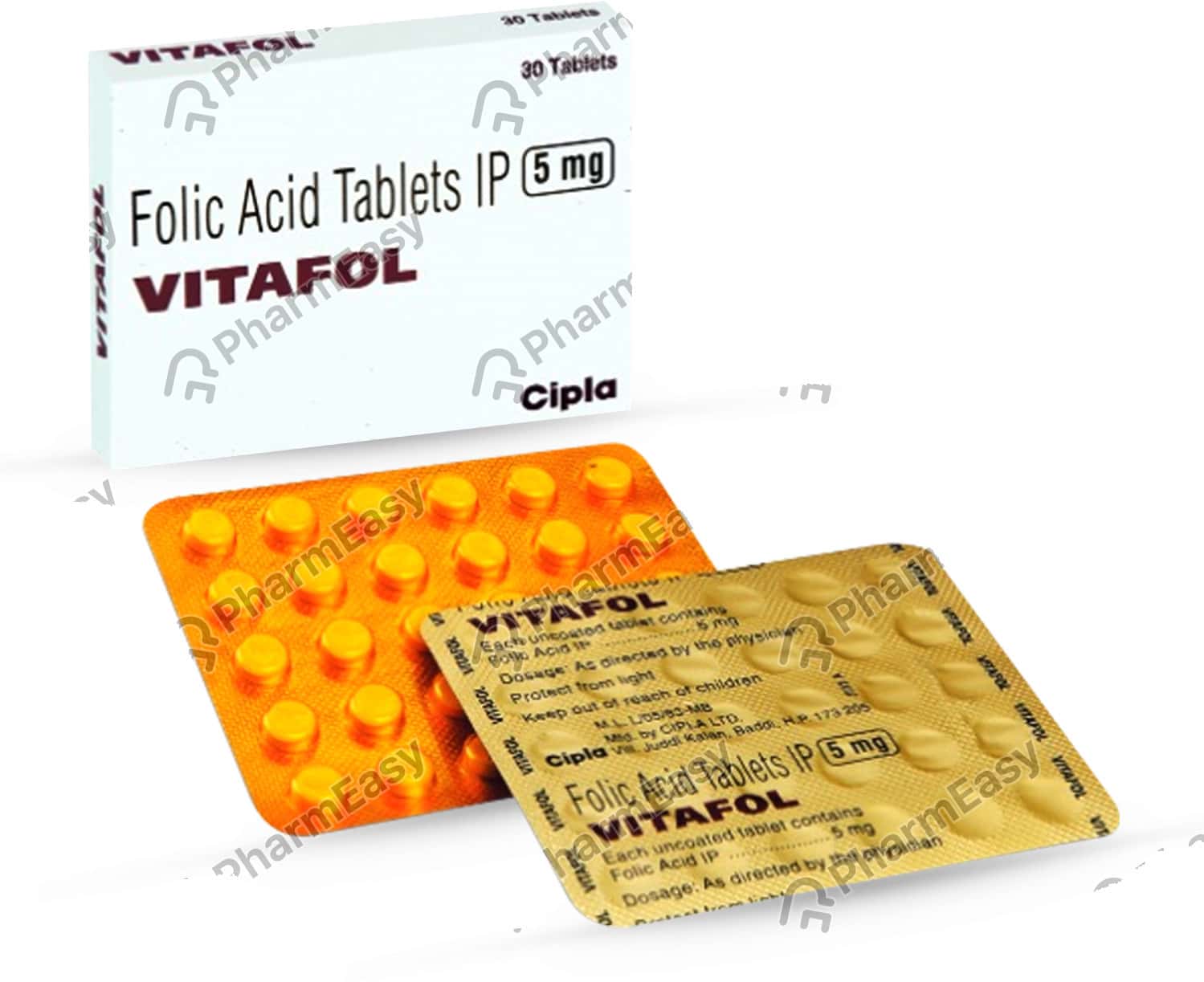 Vitafol 5 MG Tablet (30) Uses, Side Effects, Price, Dosage