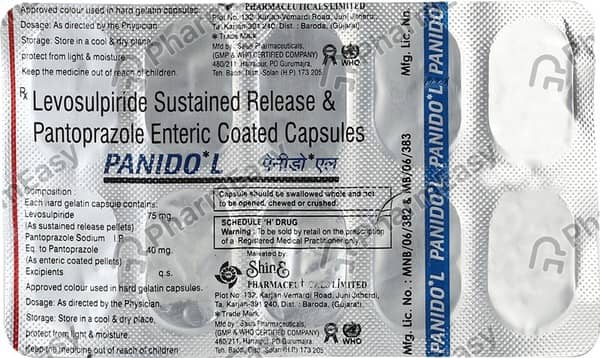 Panido L Strip Of 10 Capsules