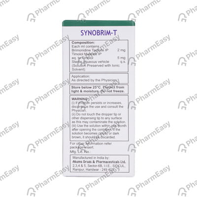 Synobrim T Eye Drop 5ml