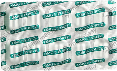 Omg 5 Forte Strip Of 10 Tablets