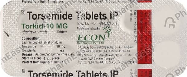 Torkid 10Mg Strip Of 10 Tablets