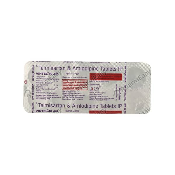 Vintel 40Mg Am Strip Of 10 Tablets