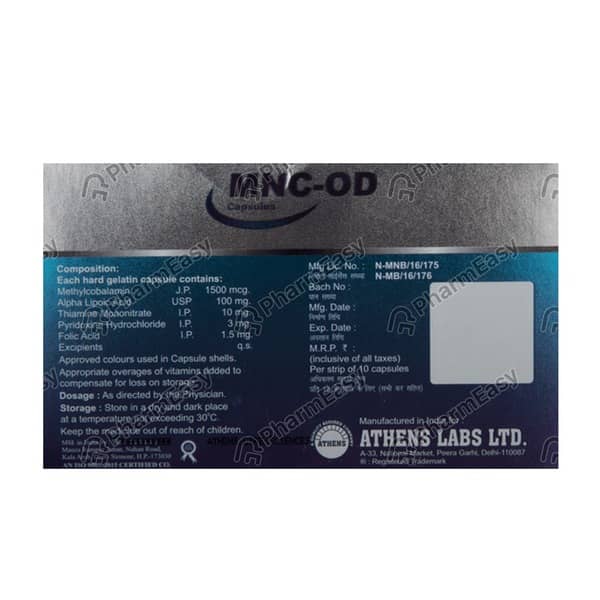 Mnc Od Strip Of 10 Capsules