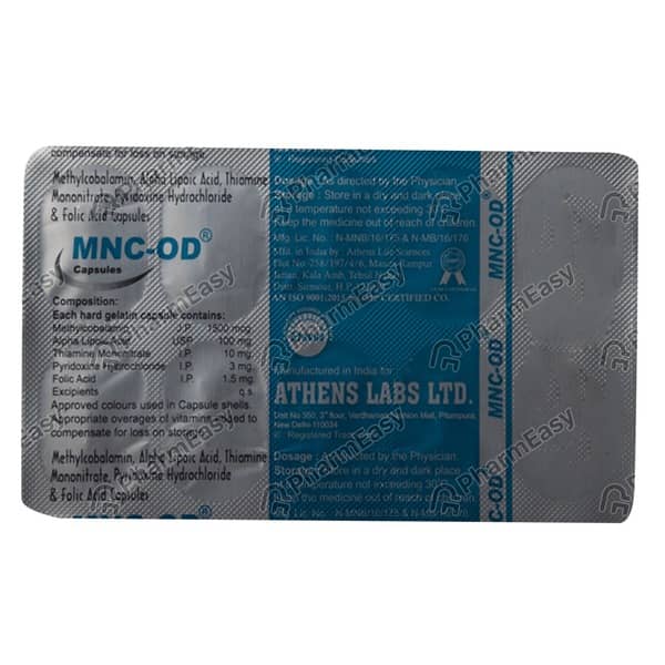 Mnc Od Strip Of 10 Capsules