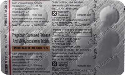 Pregeb M Od 75mg Strip Of 15 Tablets