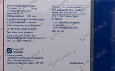 Pregeb M Od 75mg Strip Of 15 Tablets