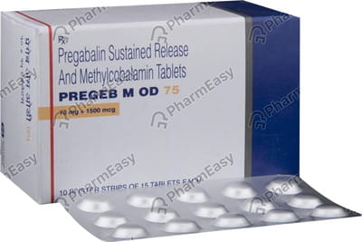 Pregeb M Od 75mg Strip Of 15 Tablets