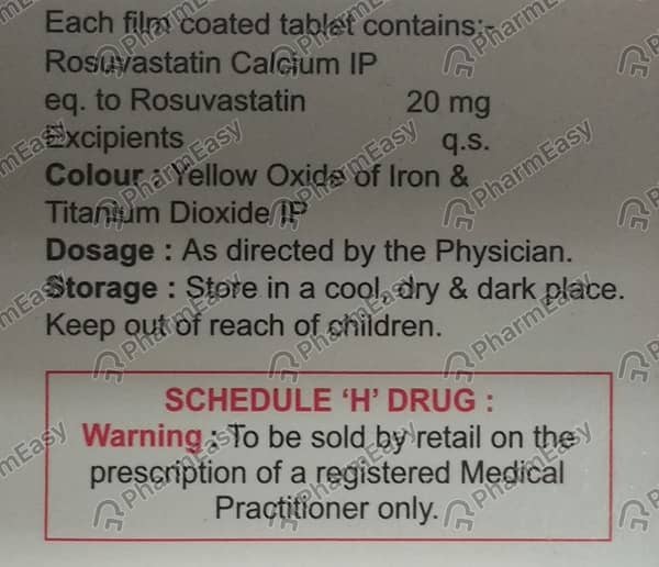 Prevros 20mg Strip Of 10 Tablets
