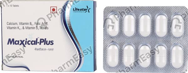 Maxical Plus Strip Of 10 Tablets