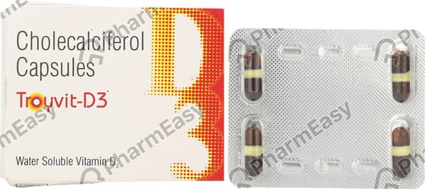 Troyvit D3 Strip Of 4 Capsules