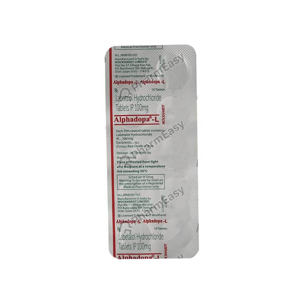 Alphadopa L Strip Of 10 Tablets