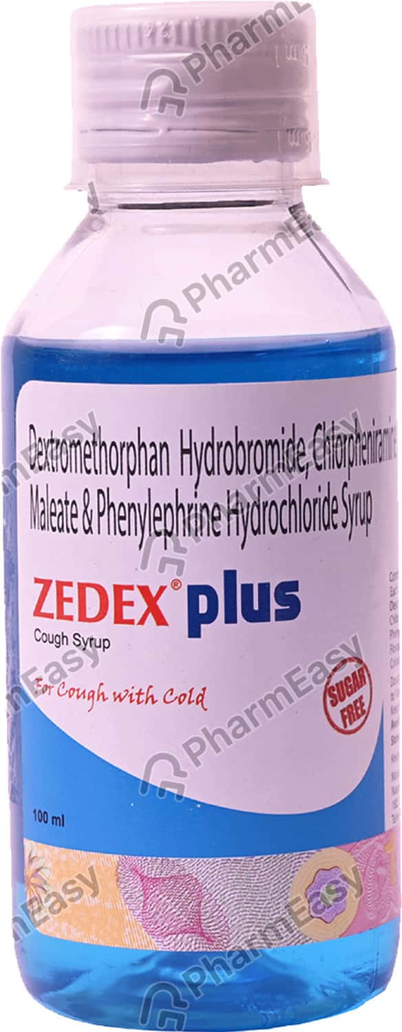 Zedex Plus Sugar Free Bottle Of 100ml Syrup Uses, Side Effects, Price