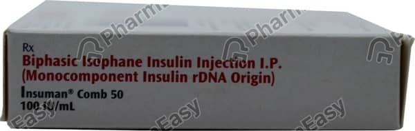 Insuman Comb 50 100iu Cartridge Of 3ml Injection