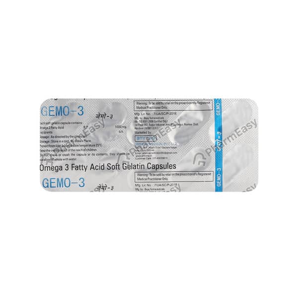 Gemo 3 Strip Of 10 Capsules