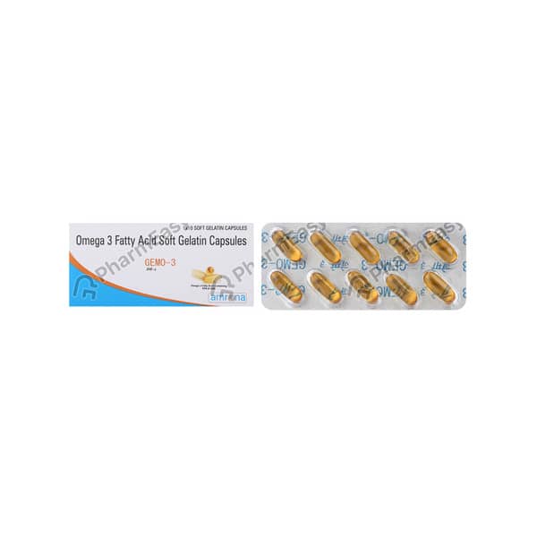 Gemo 3 Strip Of 10 Capsules