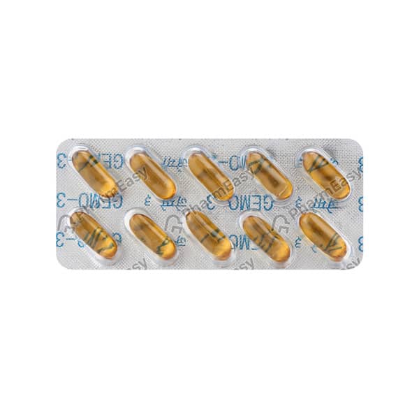 Gemo 3 Strip Of 10 Capsules