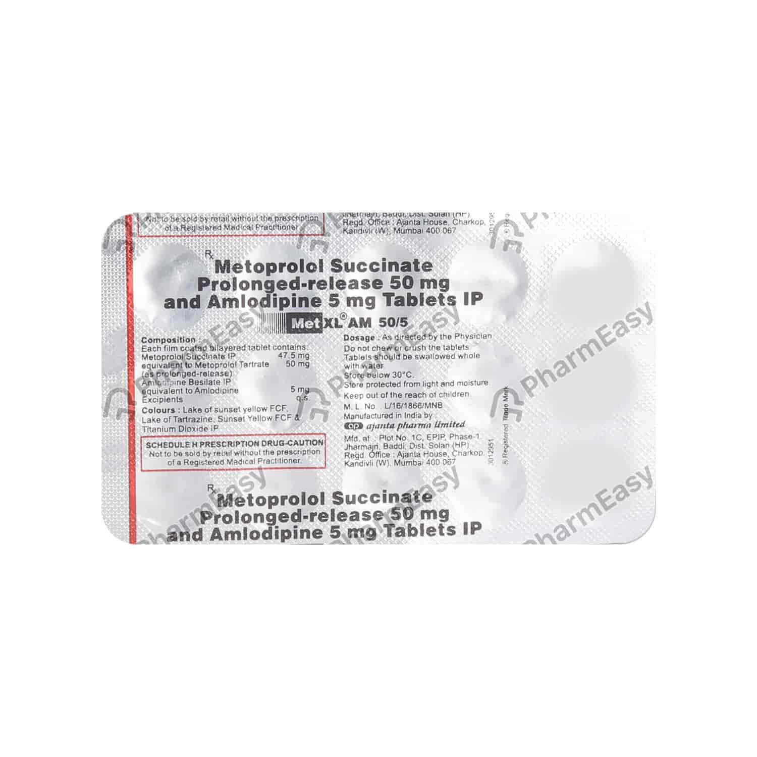 Buy Met Xl Am 50 5mg Tab 15 S Online At Flat 15 Off PharmEasy buy-met-xl-am-50-5mg-tab-15-s-online-at-flat-15-off-pharmeasy