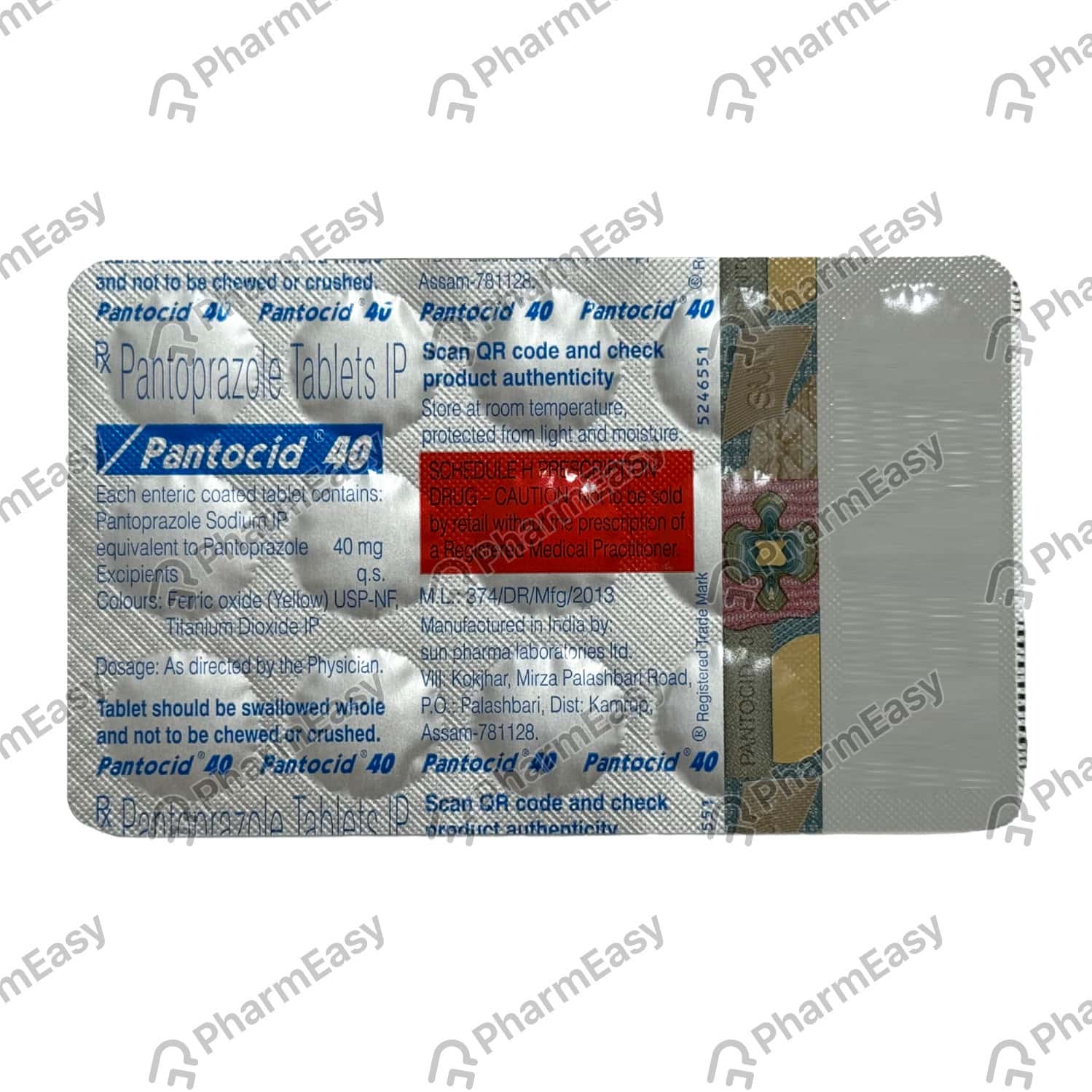 PANTOCID 40MG STRIP OF 15 TABLETS