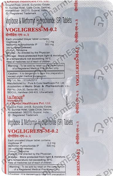 Vogligress M 0.2mg Strip Of 10 Tablets