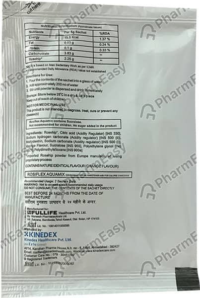 Rosiflex Aqua Mix Sachet Of 5Gm Powder
