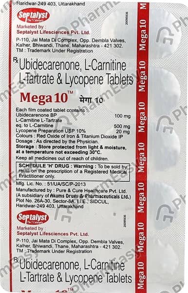 Mega 10 Strip Of 10 Tablet