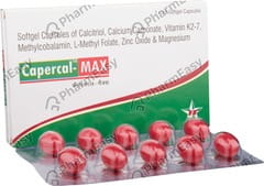 CAPERCAL MAX STRIP OF 10 CAPSULES