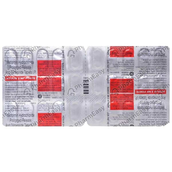 Azulix Mf Forte 2mg Strip Of 15 Tablets