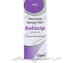 Ketocip 1% Bottle Of 100ml Shampoo