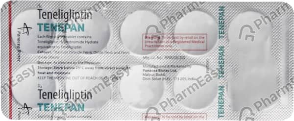 Tenepan 20Mg Strip Of 10 Tablets
