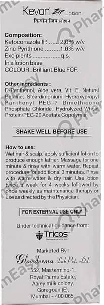 Kevon Zip Lotion 60Ml