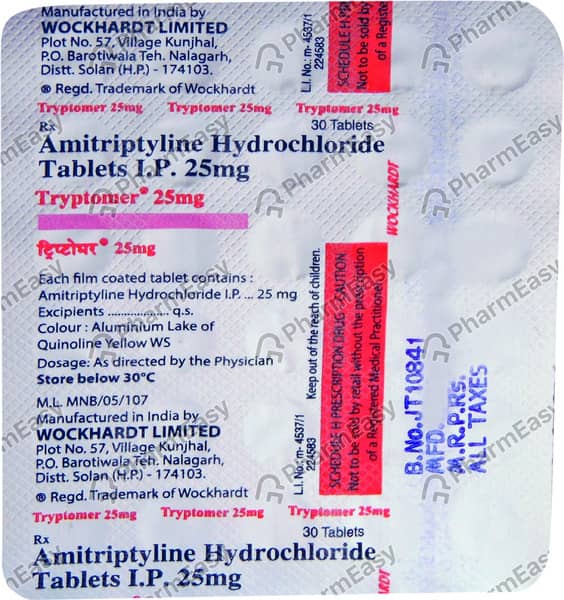 Tryptomer 25mg Tablet
