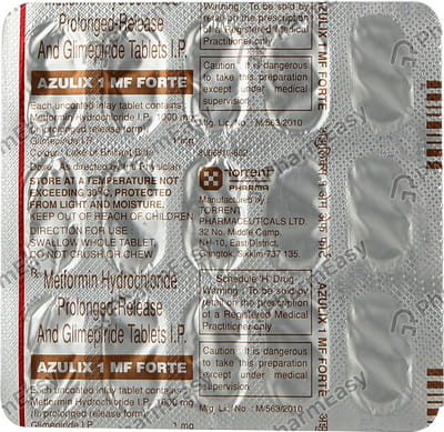 Azulix Mf Forte 1mg Strip Of 15 Tablets
