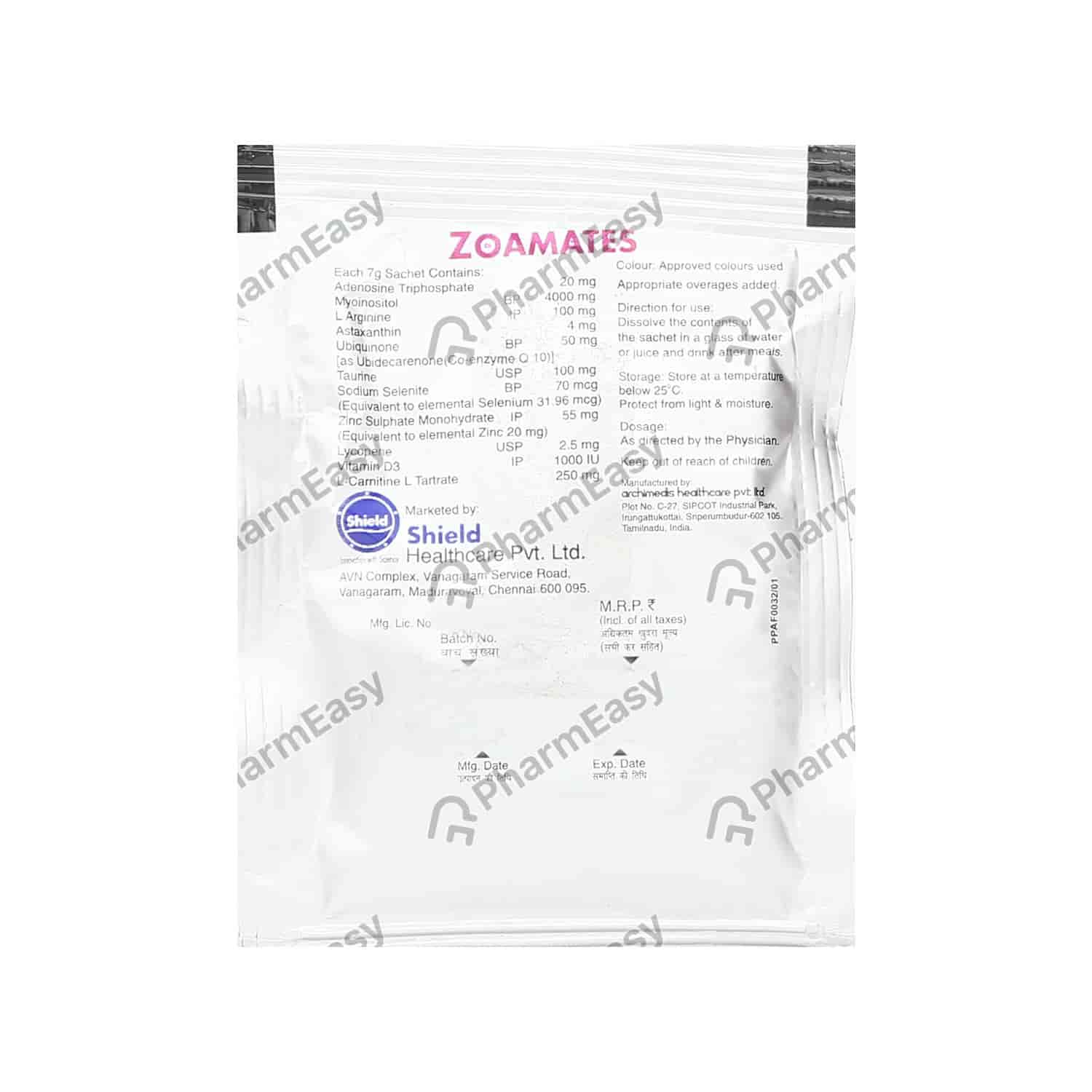 Buy Zoamates 7gm Online at Flat 18 OFF* PharmEasy