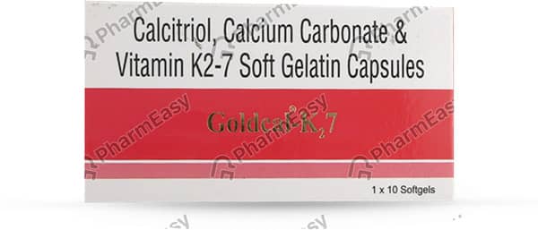 Goldcal K2 7 Strip Of 10 Capsules