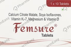 FEMSURE STRIP OF 10 TABLETS