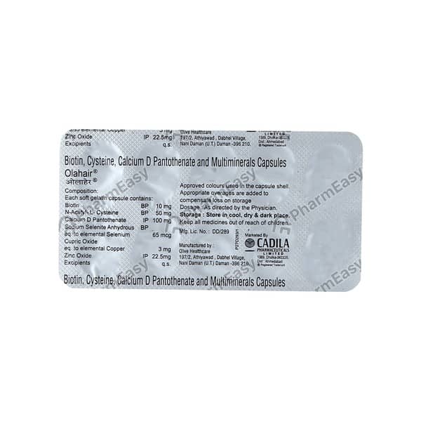 Olahair Strip Of 10 Capsules