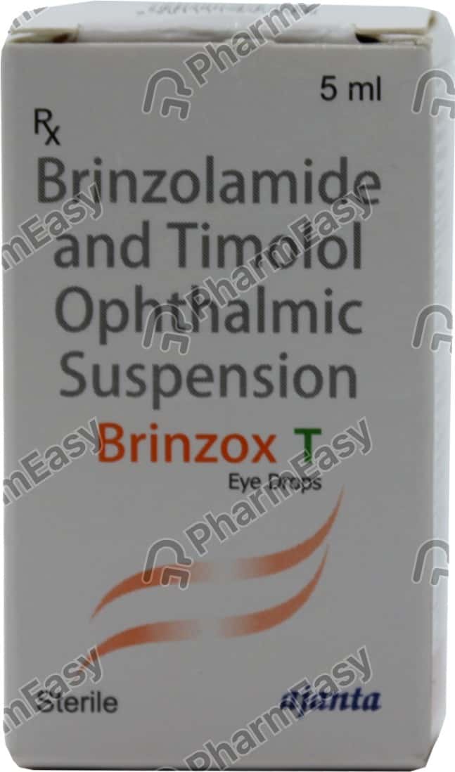 Brinzox T Bottle Of 5ml Eye Drops Uses, Side Effects, Price & Dosage