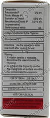 BRINZOX T BOTTLE OF 5ML EYE DROPS