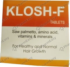 KLOSH F STRIP OF 15 TABLETS
