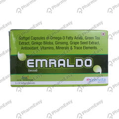 EMRALDO STRIP OF 10 SOFTGEL CAPSULES