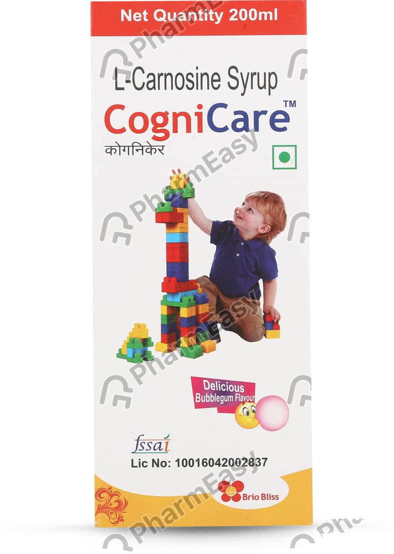 Cognicare Delic Bubblegum Flavour Bottle Of 200ml Syrup