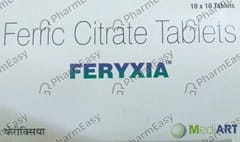 FERYXIA STRIP OF 10 TABLETS