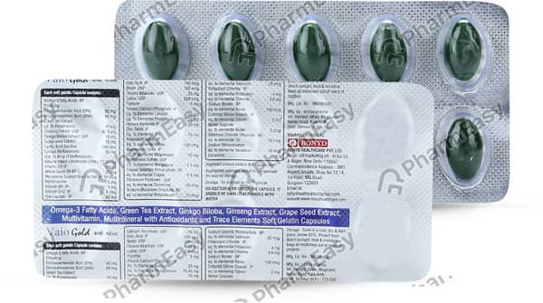 Vaio Gold Strip Of 10 Capsules